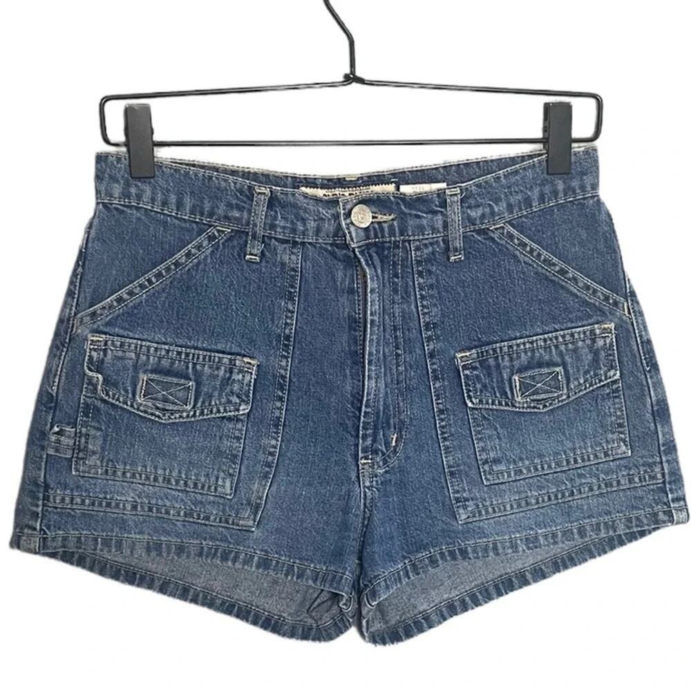 Paris Blues Women’s / Juniors Vtg Denim Cargo Shorts Size 5
